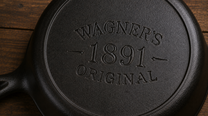 Illustration of the 'Wagner's 1891 Original' tribute line marking, not to be confused with genuine 1890s production